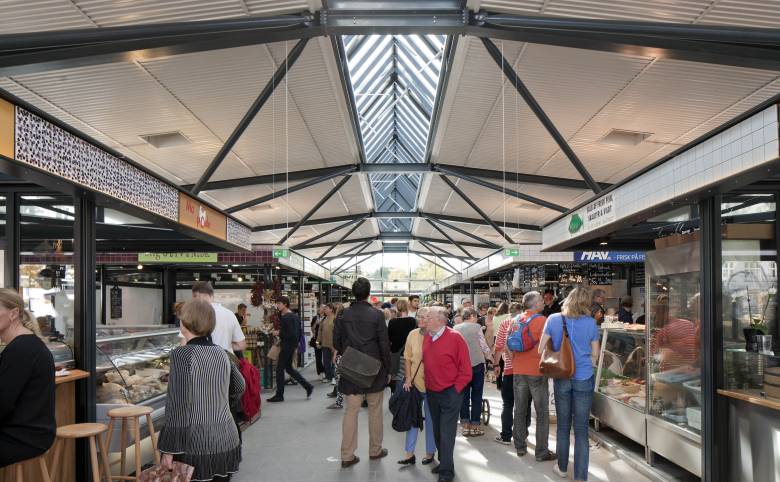 Torvehallerne på Israels Plads i København - Arkitekturværkstedet - Hans Peter Hagens - Arkitekt - København