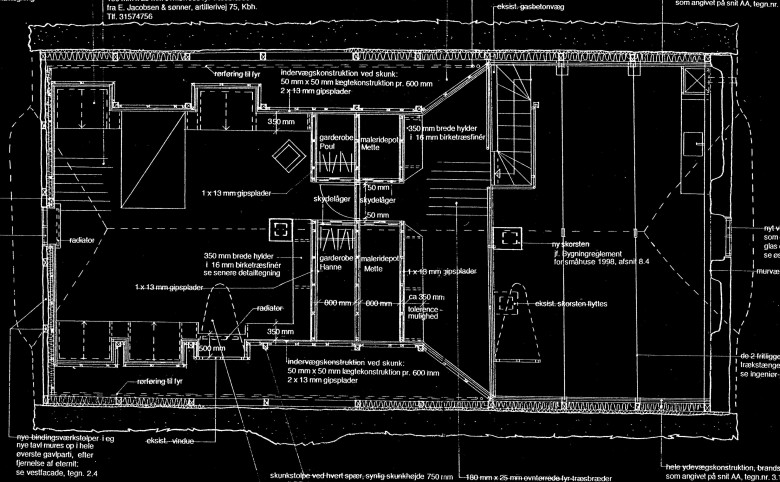 Landejendom i Køng - Arkitekturværkstedet - Hans Peter Hagens - Arkitekt - København